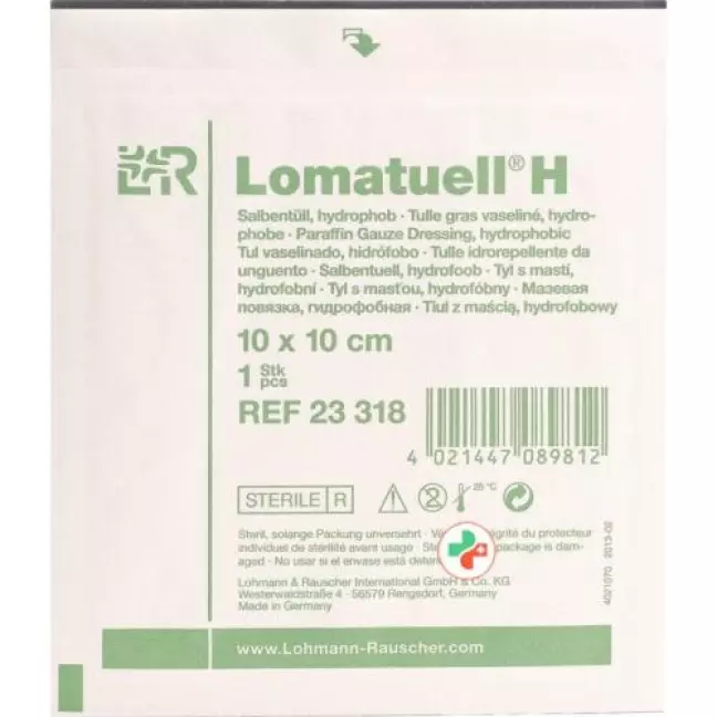 Lomatuell H Salbenkompresse 10x10см стерильный 50 штук Lomatuell H Salbenkompresse 10x10см стерильный 50 штук