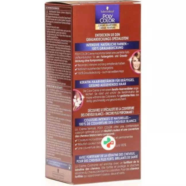 Polycolor крем цвет волос 37 Dunkelblond 90мл Polycolor крем цвет волос 37 Dunkelblond 90мл