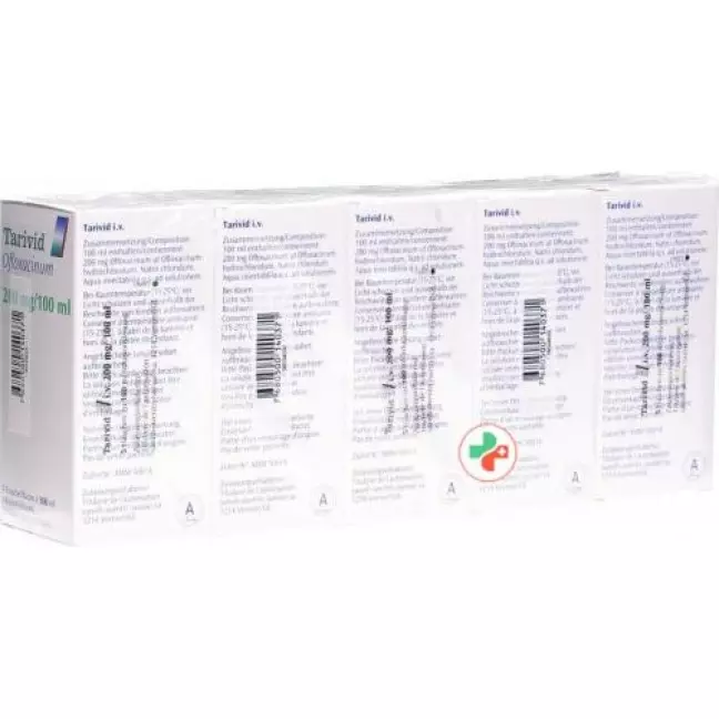 Tarivid 200 mg/100 ml 5 X 100 ml Tarivid 200 mg/100 ml 5 X 100 ml