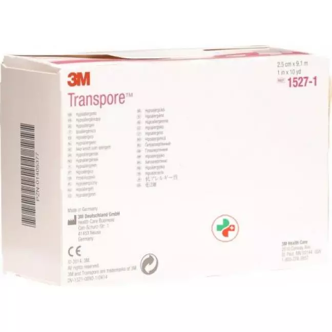 3M Transpore фиксирующий пластырь 25мм x 9.14m прозрачный 12 штук 3M Transpore фиксирующий пластырь 25мм x 9.14m прозрачный 12 штук