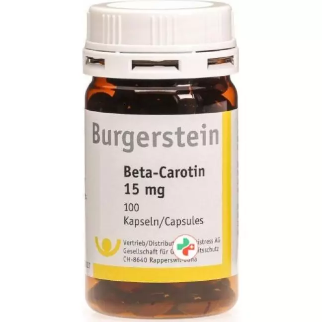 Burgerstein Beta Carotin 15 mg 100 Kaps Burgerstein Beta Carotin 15 mg 100 Kaps