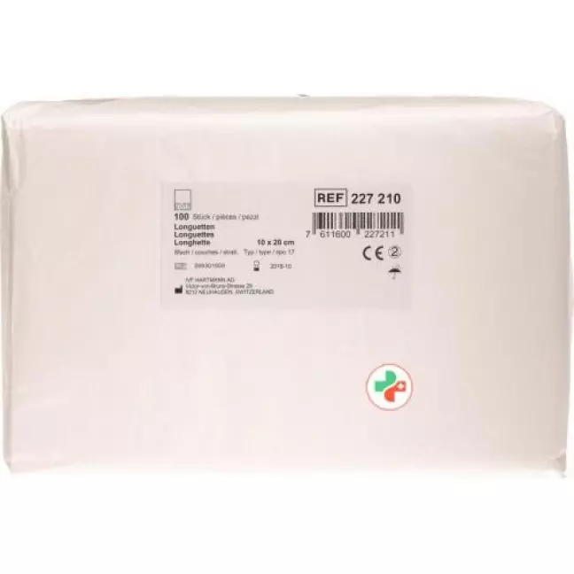 IVF Faltkompressen Typ 17 8-fach 10x20см 100 штук IVF Faltkompressen Typ 17 8-fach 10x20см 100 штук