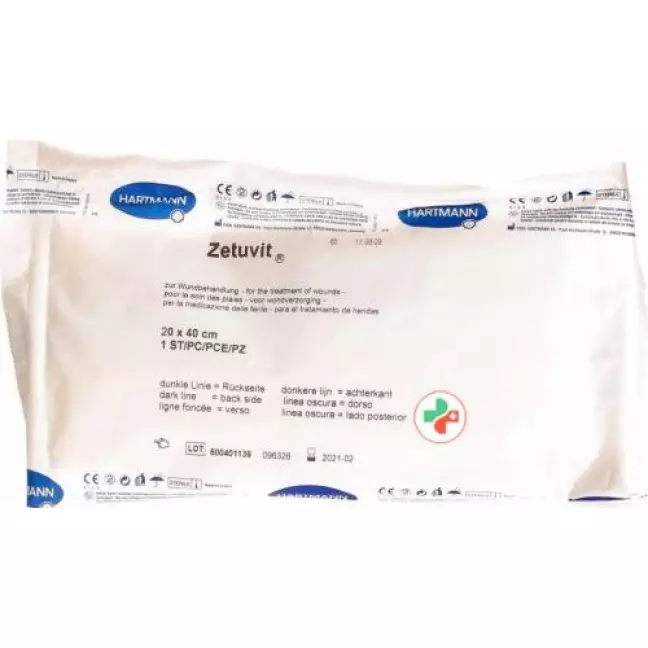 Zetuvit Absorptionsverband 20x40см Steril 5 штук Zetuvit Absorptionsverband 20x40см Steril 5 штук