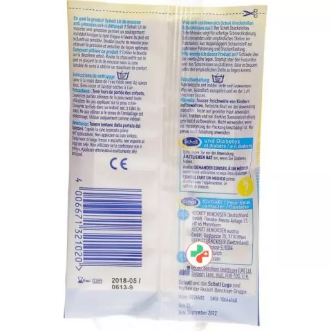 Scholl Druckstellen Schutzkissen 1 Paar Scholl Druckstellen Schutzkissen 1 Paar