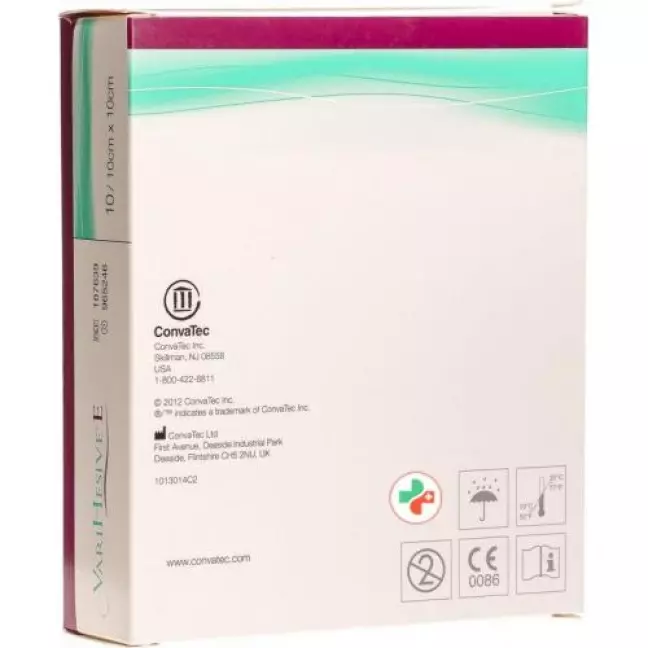 VariHesive E Hydrokolloidverband 10x10см 10 штук VariHesive E Hydrokolloidverband 10x10см 10 штук