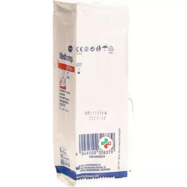 Medicomp Extra Vlieskompressen 5x5см Nicht Steril 100 штук