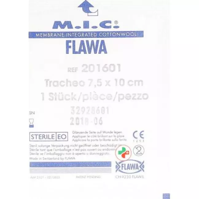 Flawa Mic Tracheo компресс 7.5x10см стерильный 100 штук Flawa Mic Tracheo компресс 7.5x10см стерильный 100 штук