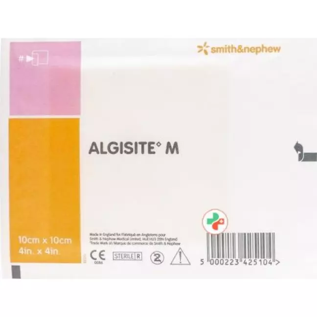Algisite M Alginat Kompressen 10x10см 10 штук Algisite M Alginat Kompressen 10x10см 10 штук