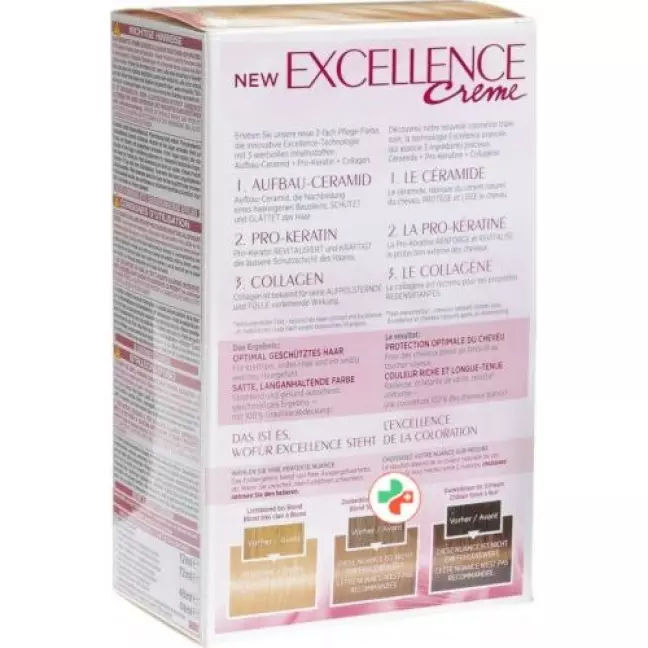 Excellence крем Triple Prot 9 Sehr Helles Blond