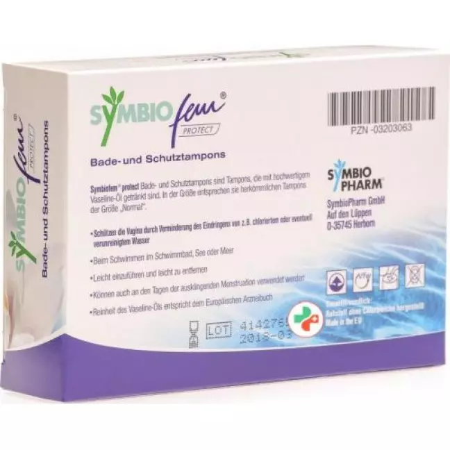 Symbiofem Protect Bade Schutz Tampons 8 штук Symbiofem Protect Bade Schutz Tampons 8 штук