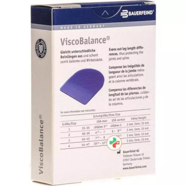 ViscoBalance Fersenkissen Grosse 2 10мм ViscoBalance Fersenkissen Grosse 2 10мм