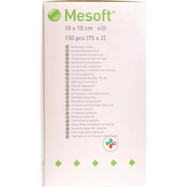 Mesoft Vlieskompressen 10x10см стерильный 75x 2 штуки Mesoft Vlieskompressen 10x10см стерильный 75x 2 штуки