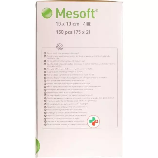 Mesoft Vlieskompressen 10x10см стерильный 75x 2 штуки Mesoft Vlieskompressen 10x10см стерильный 75x 2 штуки
