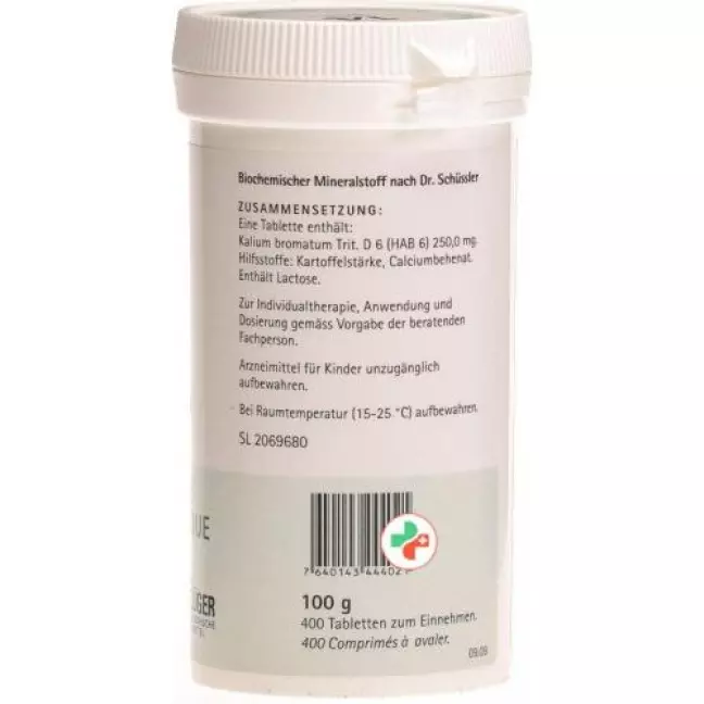 Pflueger Schussler Nr. 14 Kal Brom в таблетках, D 6 100г Pflueger Schussler Nr. 14 Kal Brom в таблетках, D 6 100г