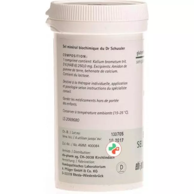 Pflueger Schussler Nr. 14 Kal Brom в таблетках, D 6 100г Pflueger Schussler Nr. 14 Kal Brom в таблетках, D 6 100г