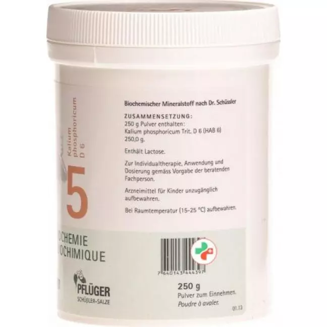 Pflueger Schussler Nr. 5 Kal Phos порошок D 6 250г Pflueger Schussler Nr. 5 Kal Phos порошок D 6 250г