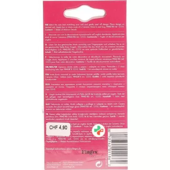 Fingrs 3D Nageldesign Selbstklebend Fingrs 3D Nageldesign Selbstklebend