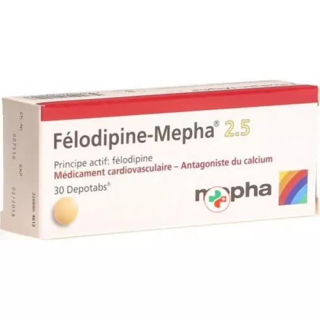 Felodipin Mepha 2.5 mg 30 Depotabs Felodipin Mepha 2.5 mg 30 Depotabs