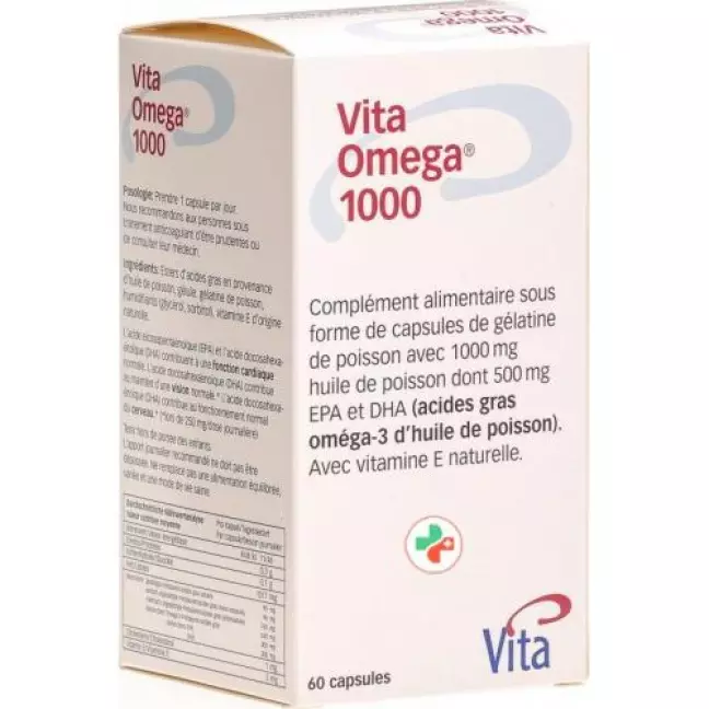 Vita Omega 1000 mg 60 Kaps Vita Omega 1000 mg 60 Kaps