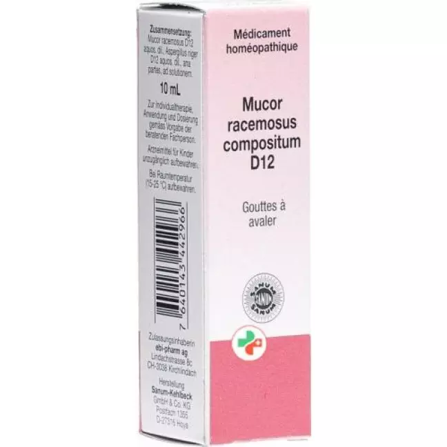 Sanum Mucor Racemosus Comp капли D 12 10мл Sanum Mucor Racemosus Comp капли D 12 10мл