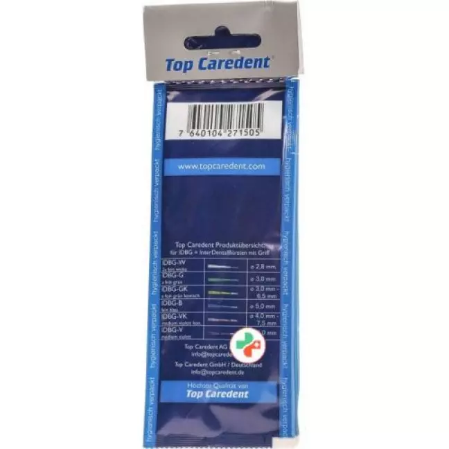 Top Caredent InterDentalBurste mit Griff IDBG-B 5мм 5 штук Top Caredent InterDentalBurste mit Griff IDBG-B 5мм 5 штук