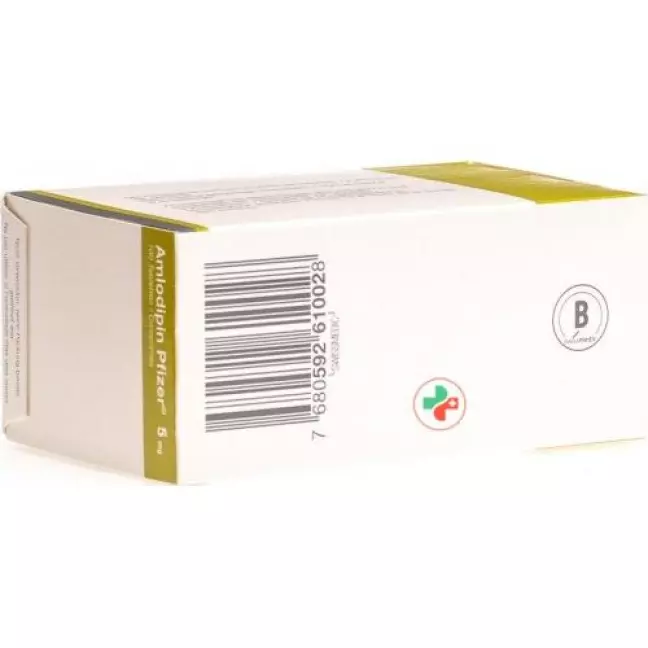 Amlodipin Pfizer 5 mg 100 tablets Amlodipin Pfizer 5 mg 100 tablets