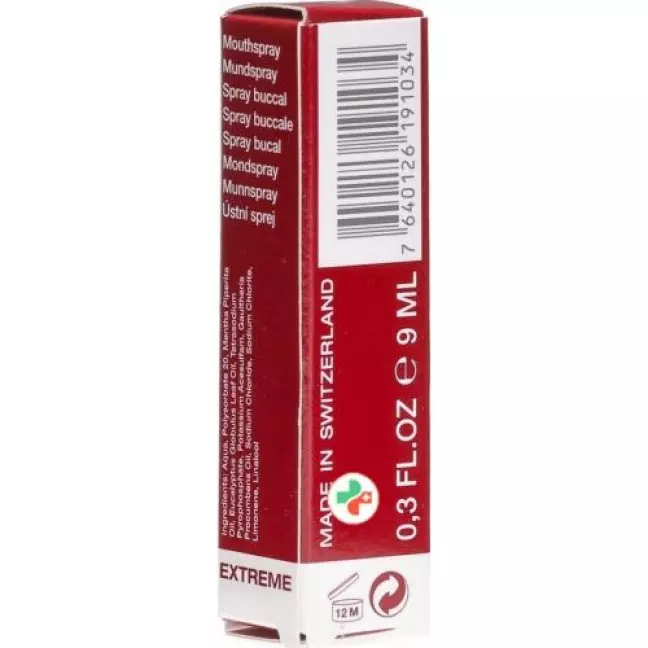 Swissdent Extreme Mundspray 9мл Swissdent Extreme Mundspray 9мл