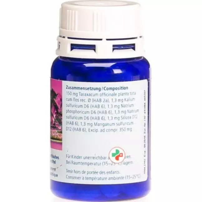 Phytomed Taraxacum Mft в таблетках, M Mineralsalz 100 штук Phytomed Taraxacum Mft в таблетках, M Mineralsalz 100 штук