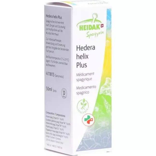 Heidak Spagyrik Hedera Helix Plus спрей 50мл Heidak Spagyrik Hedera Helix Plus спрей 50мл