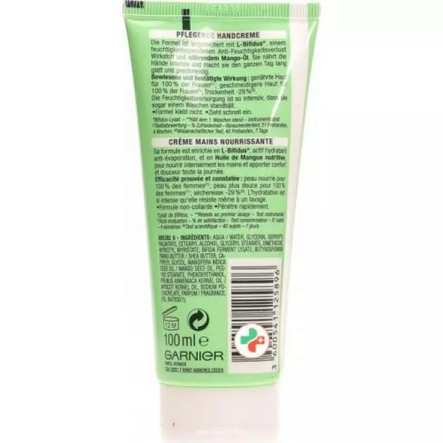 Garnier Intensif 7 Days Pflegende крем для рук Mango 100мл Garnier Intensif 7 Days Pflegende крем для рук Mango 100мл