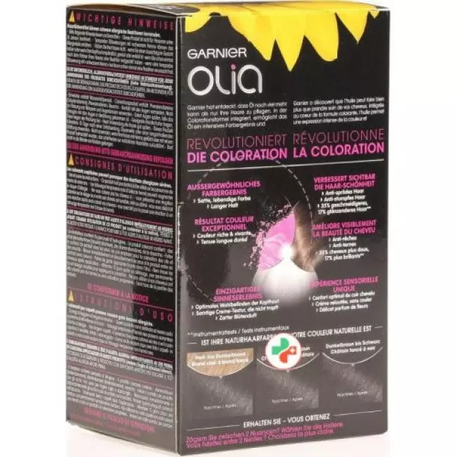 Olia Haarfarbe 1.0 Intensiv Schwarz Olia Haarfarbe 1.0 Intensiv Schwarz