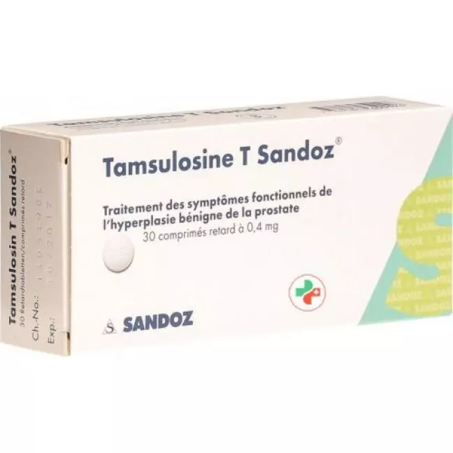 Tamsulosin T Sandoz Retard 0.4 mg 30 tablets Tamsulosin T Sandoz Retard 0.4 mg 30 tablets