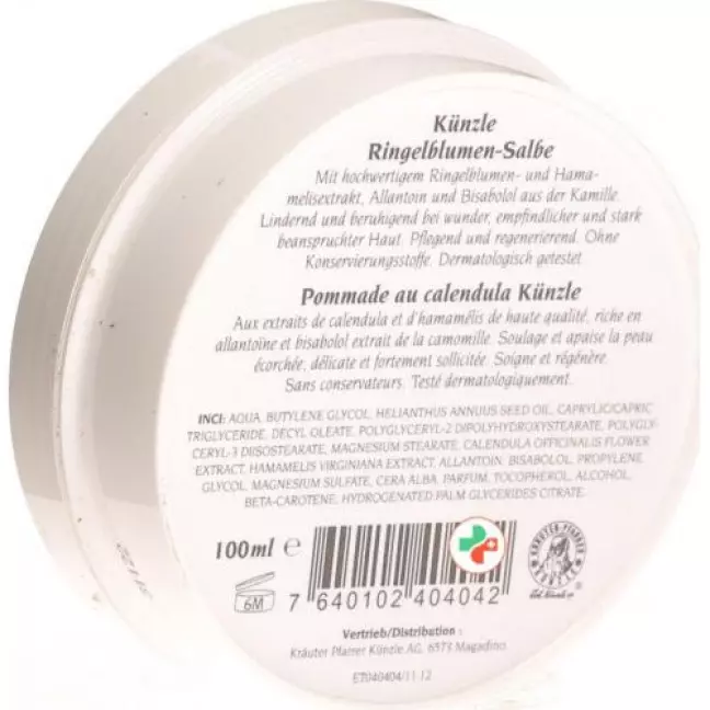 Kunzle Ringelblumensalbe доза 100мл Kunzle Ringelblumensalbe доза 100мл
