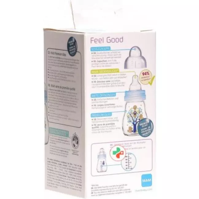 Mam Glasflasche Feel Good 170мл Mam Glasflasche Feel Good 170мл
