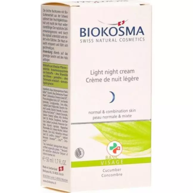 Biokosma Basic Visage Leichte ночной крем 50мл Biokosma Basic Visage Leichte ночной крем 50мл