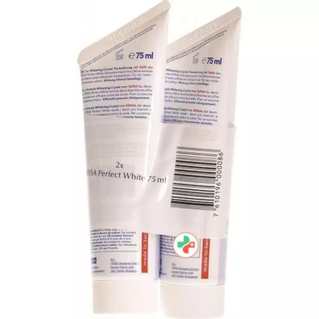 Trisa зубная паста Perfect White Duo 2x 75мл Trisa зубная паста Perfect White Duo 2x 75мл
