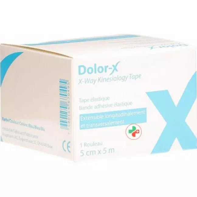 Dolor-x X-way Kinesiology Tape 5см X 5m Blau Dolor-x X-way Kinesiology Tape 5см X 5m Blau