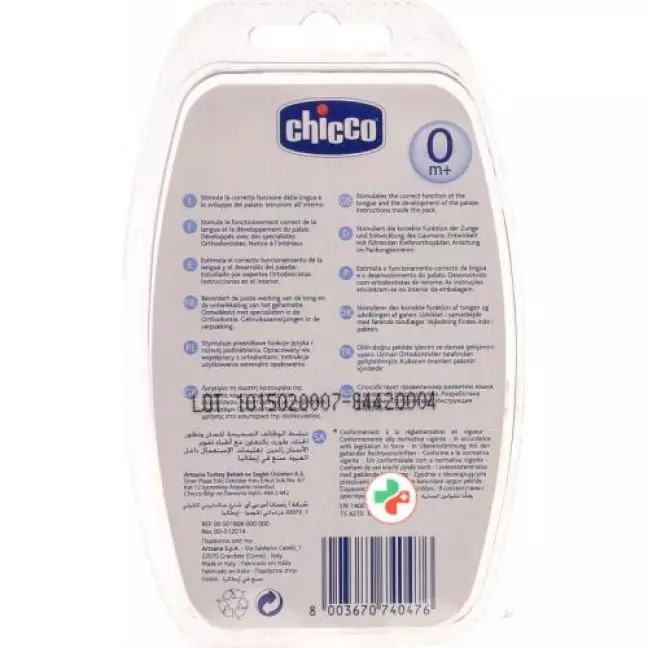 Chicco Beruhig Sauger Phys Mini Sili Gommotto 0m+ Chicco Beruhig Sauger Phys Mini Sili Gommotto 0m+