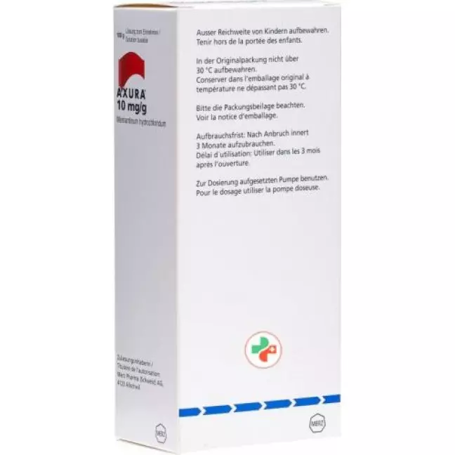 Axura 10 mg/g 100 ml Axura 10 mg/g 100 ml