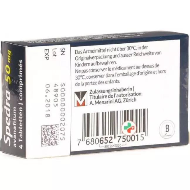 Spedra 50 mg 4 tablets Spedra 50 mg 4 tablets