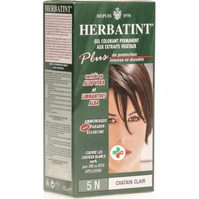 Herbatint Haarfarbegel 5n Helles Kast Braun 150мл Herbatint Haarfarbegel 5n Helles Kast Braun 150мл