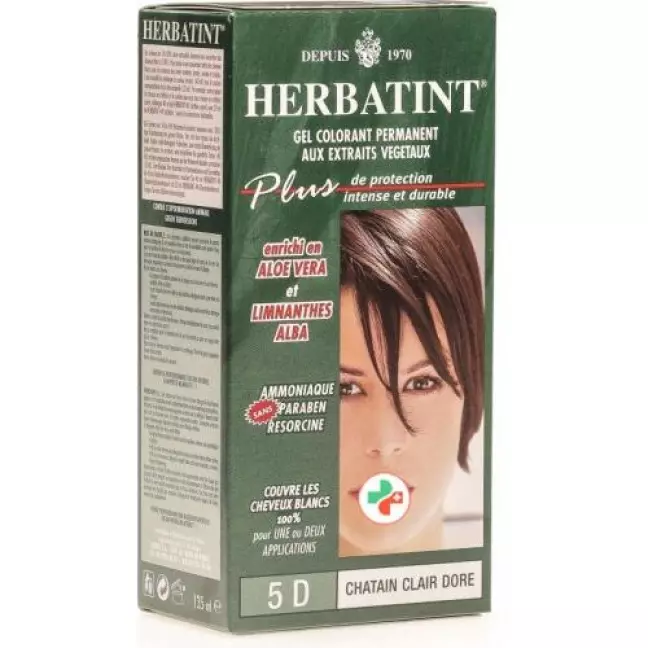 Herbatint Haarfarbegel 5d Helles Gold Braun 150мл Herbatint Haarfarbegel 5d Helles Gold Braun 150мл