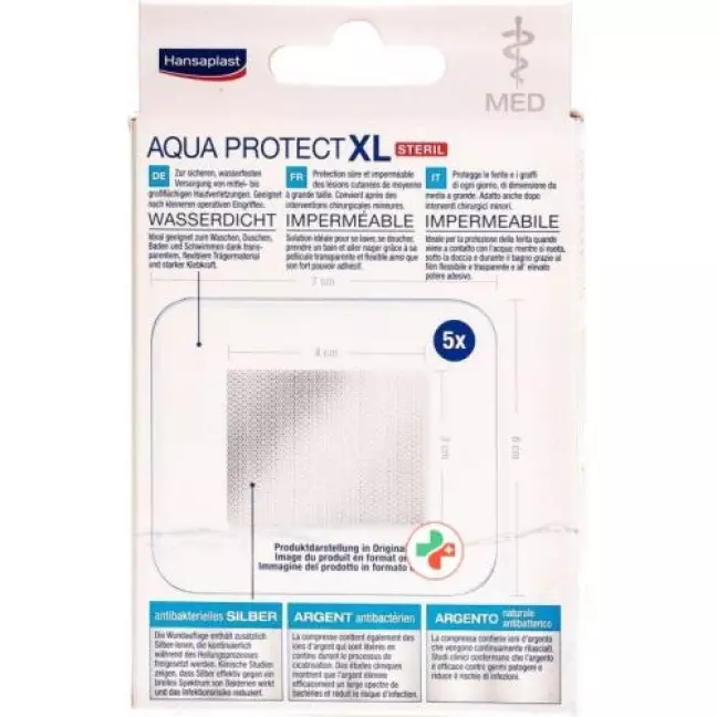 Hansaplast Med Aqua Protect XL 5 штук Hansaplast Med Aqua Protect XL 5 штук