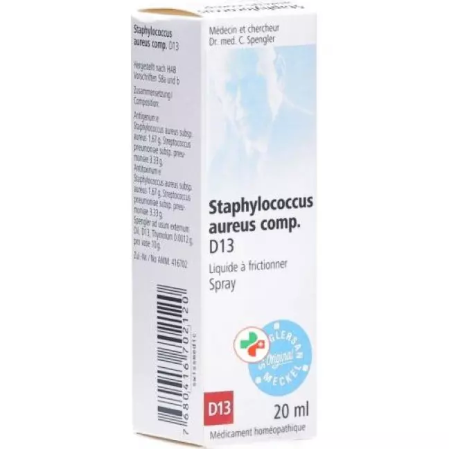 Spenglersan Staphylococ Aure Comp D 13 спрей 20мл Spenglersan Staphylococ Aure Comp D 13 спрей 20мл
