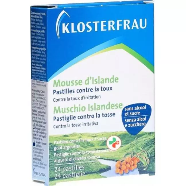 Klosterfrau Islaendisch Moos Pastill Sanddo 24 штуки Klosterfrau Islaendisch Moos Pastill Sanddo 24 штуки