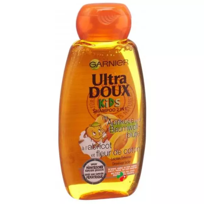 Ultra Doux Kids шампунь с Aprikose 2in1 250мл Ultra Doux Kids шампунь с Aprikose 2in1 250мл