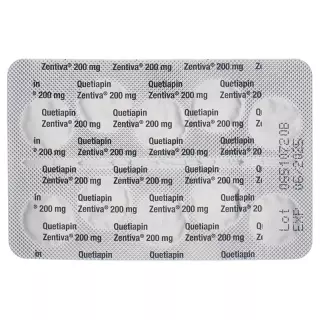 QUETIAPIN Zentiva Filmtabl 200 mg