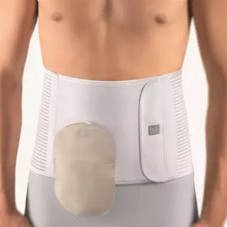 BORT Vario Stoma-Bandage M 22cm weiss