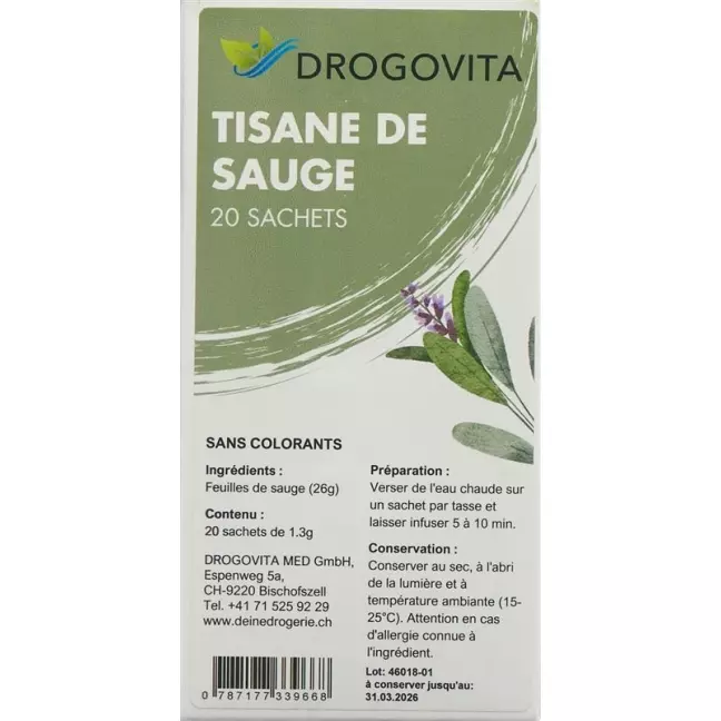 DROGOVITA Salbei Tee DROGOVITA Salbei Tee