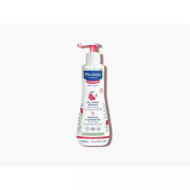 Mustela успокаивающий гель для умывания Fl 300 мл Mustela успокаивающий гель для умывания Fl 300 мл